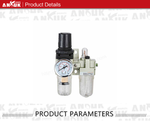 Пневматический клапан управления маслом, воздухом, водой, манометрами, фильтром, регулятором, комбинацией 